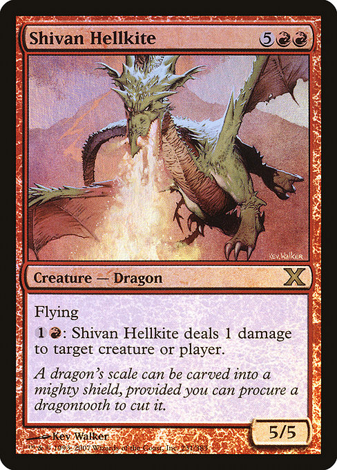 10E: Shivan Hellkite (Foil)