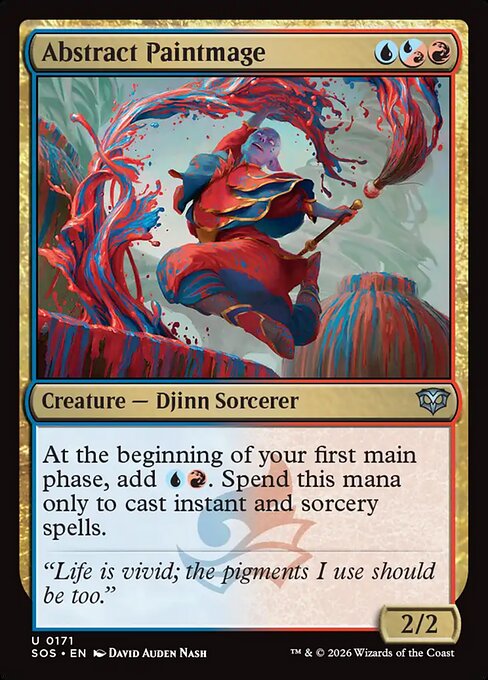 SOS: Abstract Paintmage (Foil)