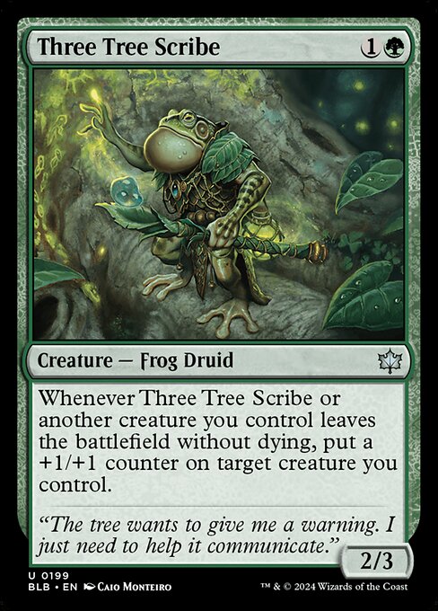 BLB: Three Tree Scribe (Foil)