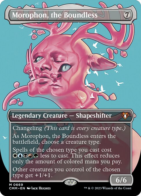CMM: Morophon, the Boundless (Borderless) (Foil)