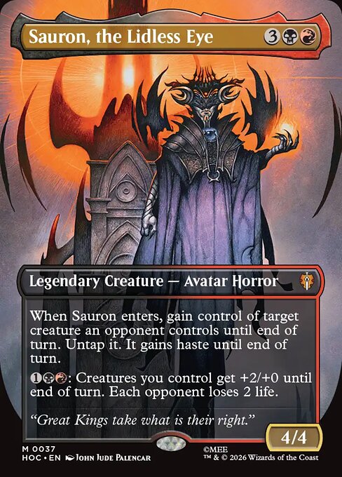 HOC: Sauron, the Lidless Eye (Borderless)