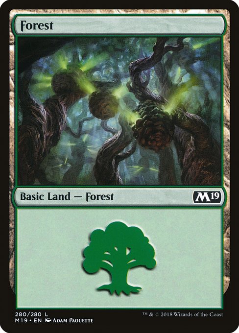 M19: Forest (280) (Foil)