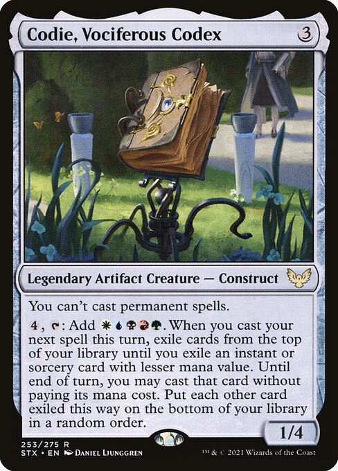 STX: Codie, Vociferous Codex