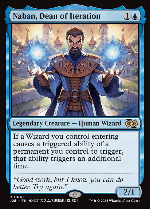 J25: Naban, Dean of Iteration (Anime) (Foil)