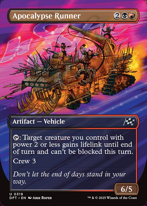 DFT: Apocalypse Runner (Borderless) (Foil)