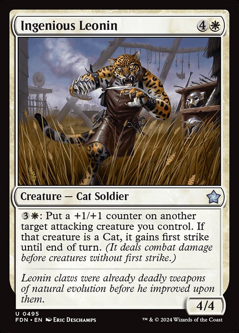 FDN: Ingenious Leonin (Foil)