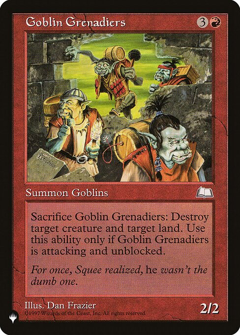 PLST: Goblin Grenadiers
