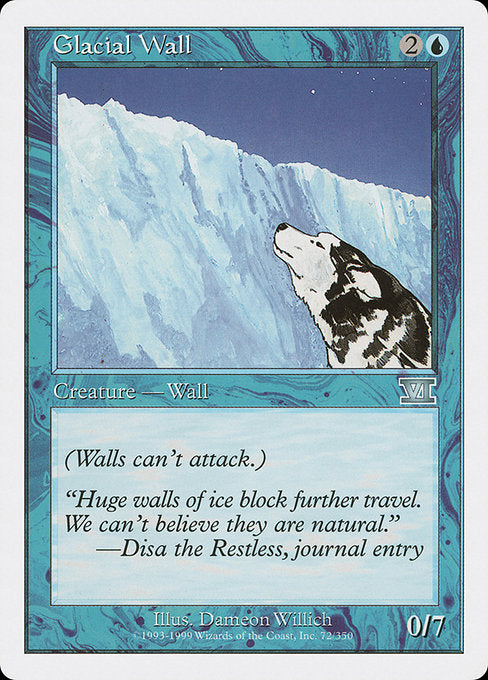 6ED: Glacial Wall