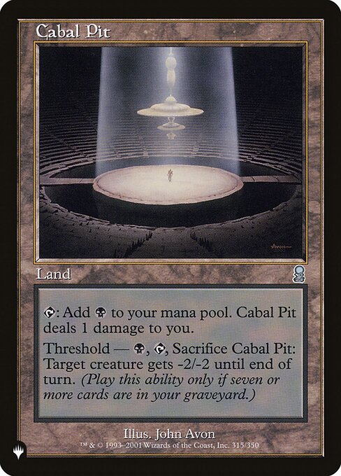 PLST: Cabal Pit