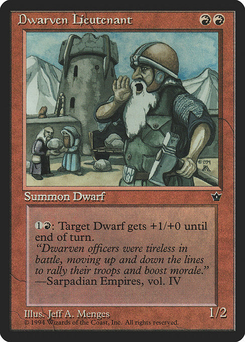 FEM: Dwarven Lieutenant