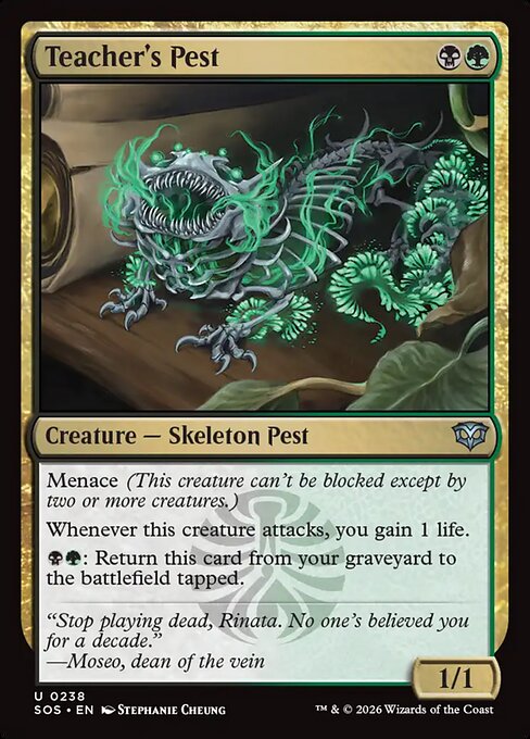 SOS: Teacher's Pest (Foil)