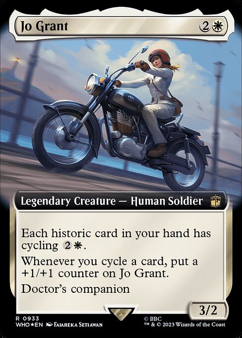 WHO: Jo Grant (Extended Art) (Surge Foil)