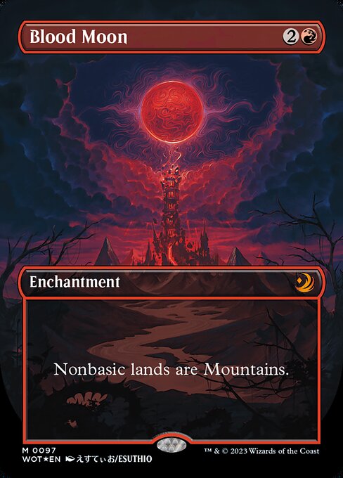 WOT: Blood Moon (Anime Borderless) (Confetti Foil)