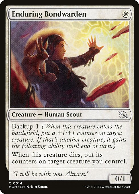 MOM: Enduring Bondwarden (Foil)