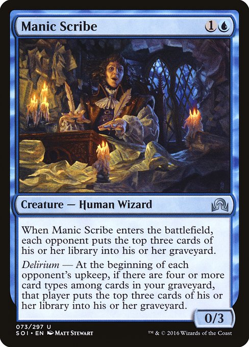 SOI: Manic Scribe (Foil)