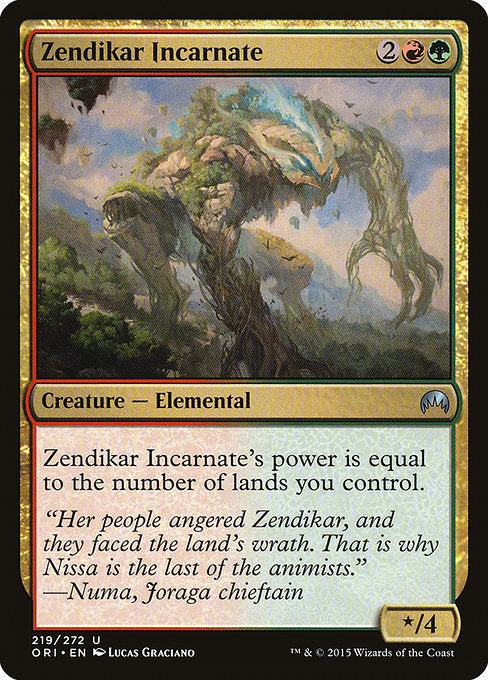 ORI: Zendikar Incarnate