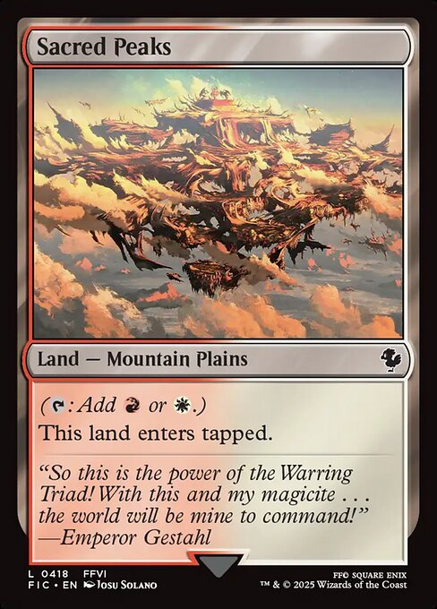 FIC: Sacred Peaks