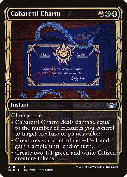 SNC: Cabaretti Charm (Showcase)