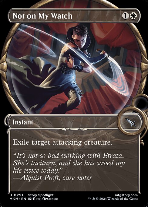MKM: Not on my Watch (Showcase) (Foil)