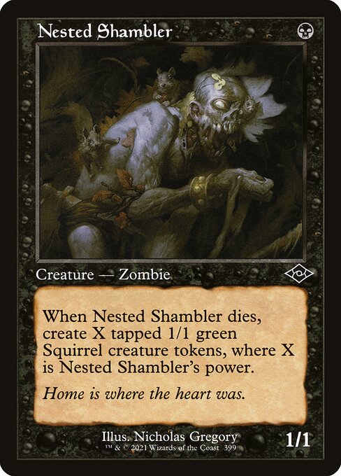 MH2: Nested Shambler (Retro Frame) (Foil Etched)