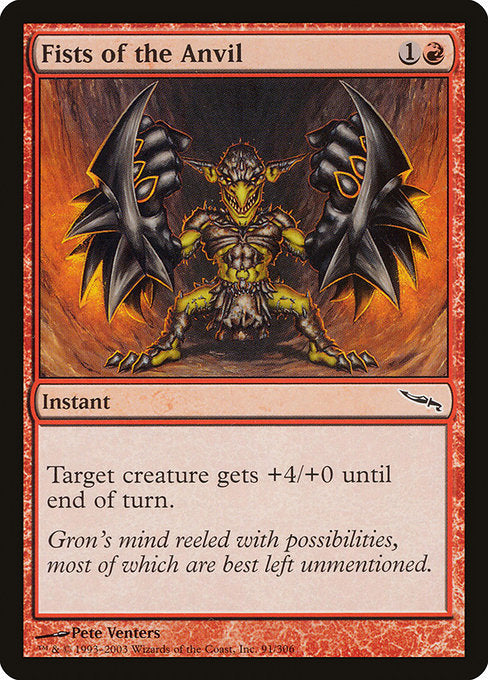 MRD: Fists of the Anvil (Foil)