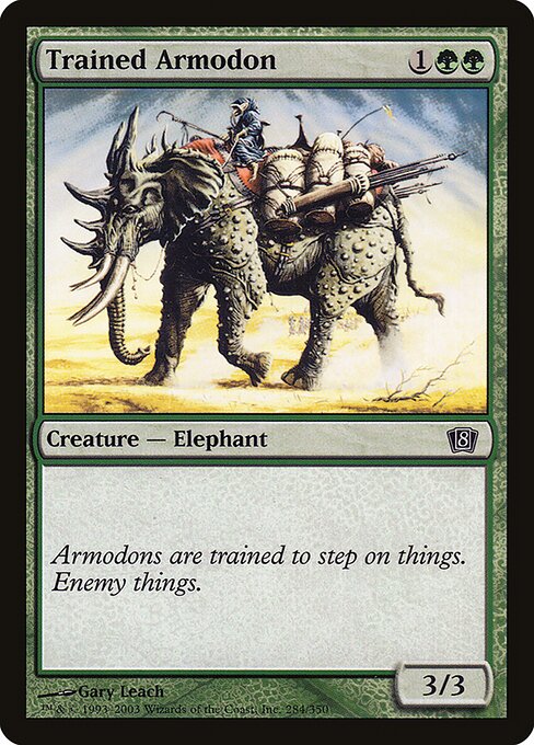 8ED: Trained Armodon (Foil)