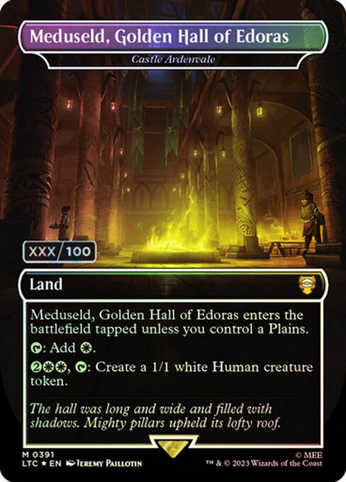 LTC: Meduseld, Golden Hall of Edoras - Castle Ardenvale (Serial Numbered) (Foil)