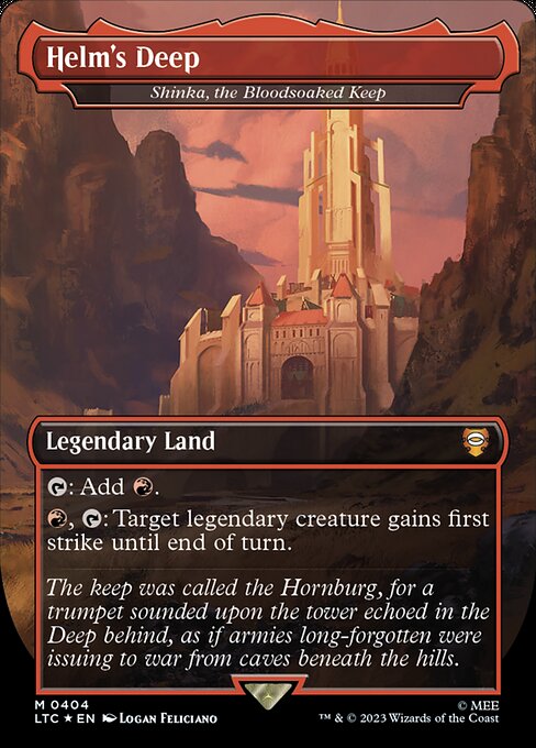LTC: Helm's Deep - Shinka, the Bloodsoaked Keep (Surge Foil)