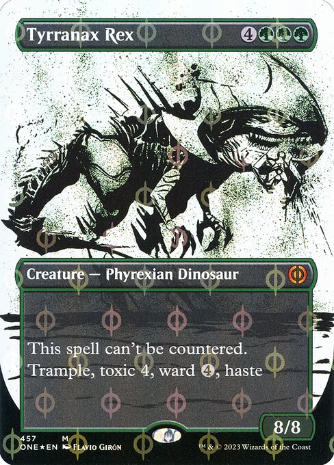 ONE: Tyrranax Rex (Showcase) (Step-and-Compleat Foil)