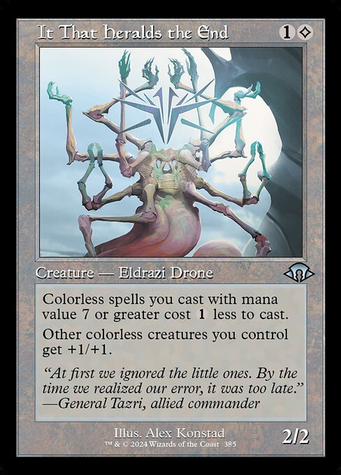 MH3: It That Heralds the End (Retro Frame) (Foil)