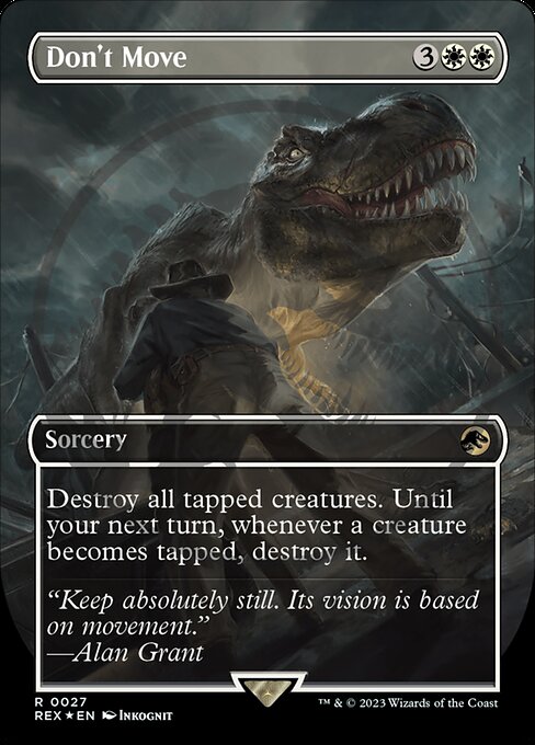 REX: Don't Move (Borderless) (Emblem) (Foil)