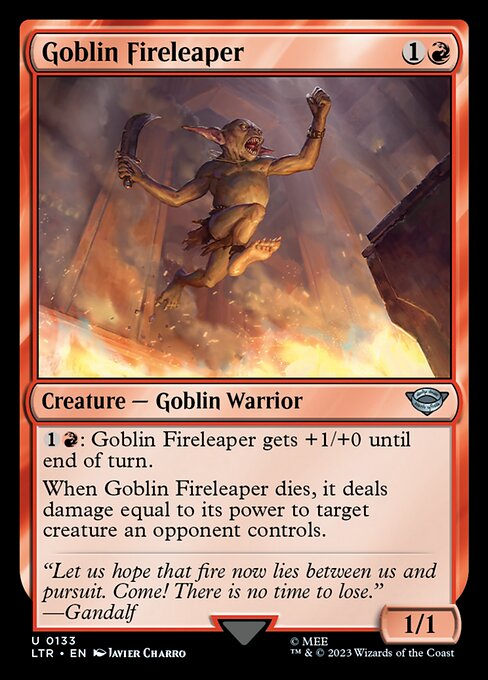 LTR: Goblin Fireleaper (Foil)