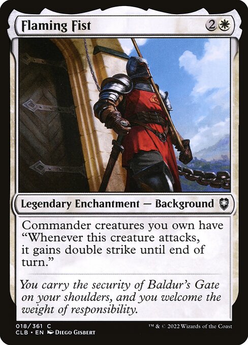 CLB: Flaming Fist (Foil)
