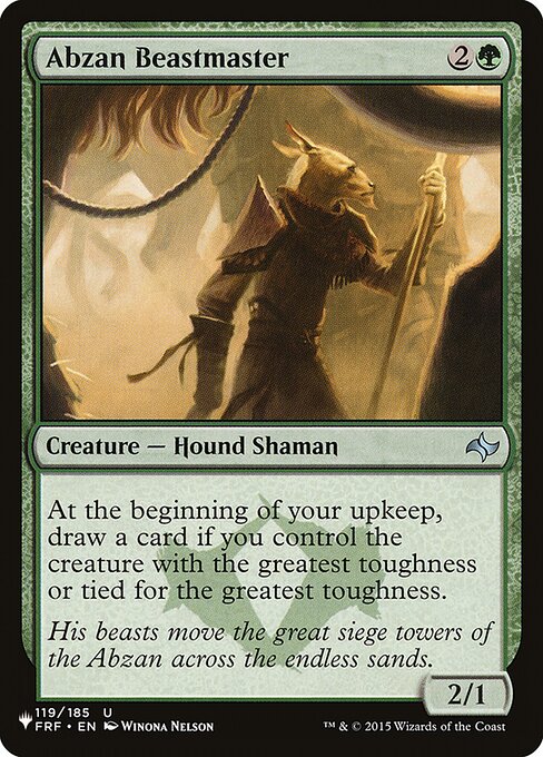 PLST: Abzan Beastmaster