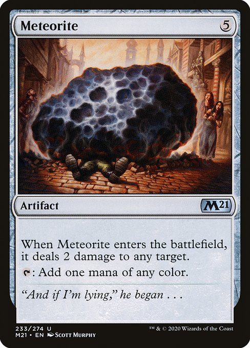 M21: Meteorite (Foil)