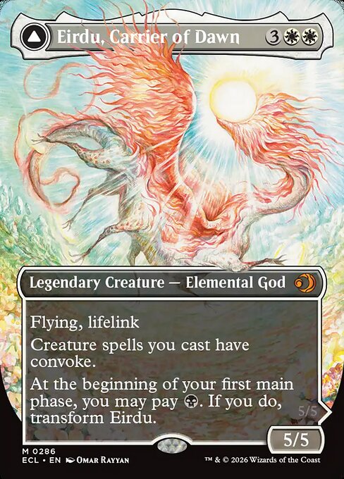 ECL: Eirdu, Carrier of Dawn (Borderless) (Foil)