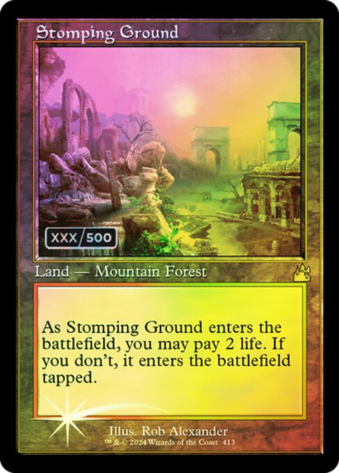 RVR: Stomping Ground (Retro Frame) (Serial Numbered) (Foil)