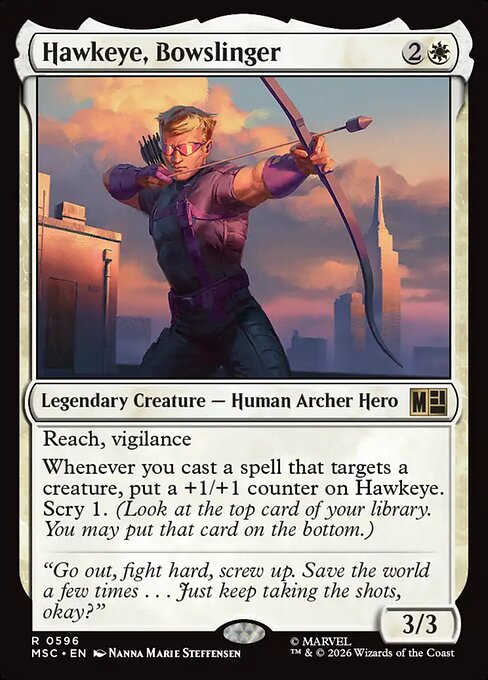 MSC: Hawkeye, Bowslinger