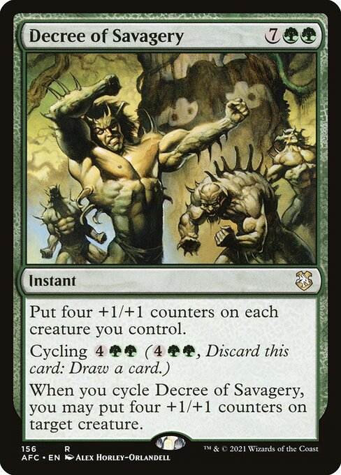 AFC: Decree of Savagery