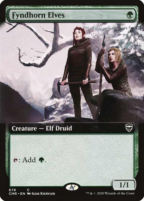 CMR: Fyndhorn Elves (Extended Art) (Foil)