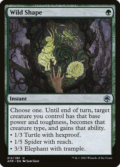 AFR: Wild Shape (Foil)