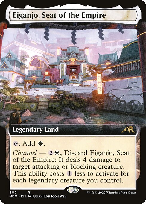 NEO: Eiganjo, Seat of the Empire (Extended Art) (Foil)