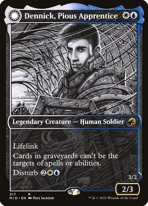 MID: Dennick, Pious Apprentice (Showcase) (Foil)