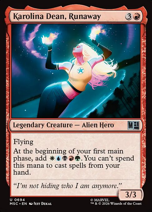 MSC: Karolina Dean, Runaway (Foil)