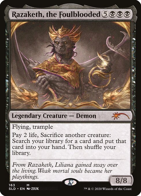 SLD: Razaketh, the Foulblooded (Foil Etched)