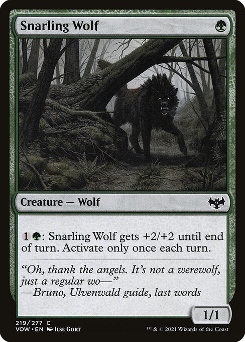 VOW: Snarling Wolf (Foil)