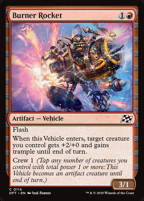 DFT: Burner Rocket (Foil)