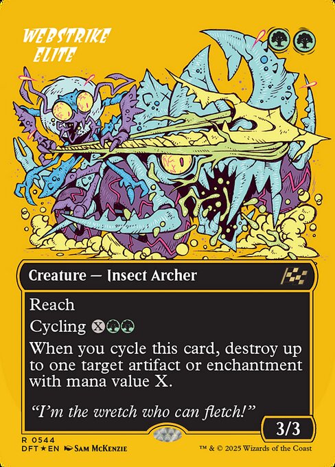 DFT: Webstrike Elite (Borderless) (First-Place Foil)