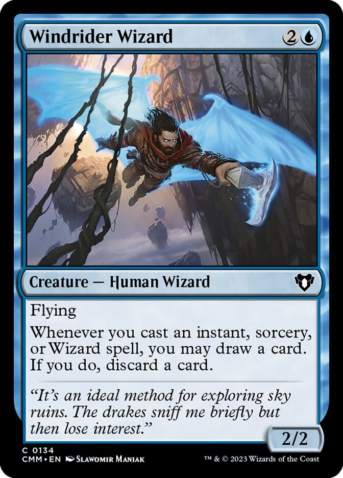 Windrider Wizard [Foil] :: CMM