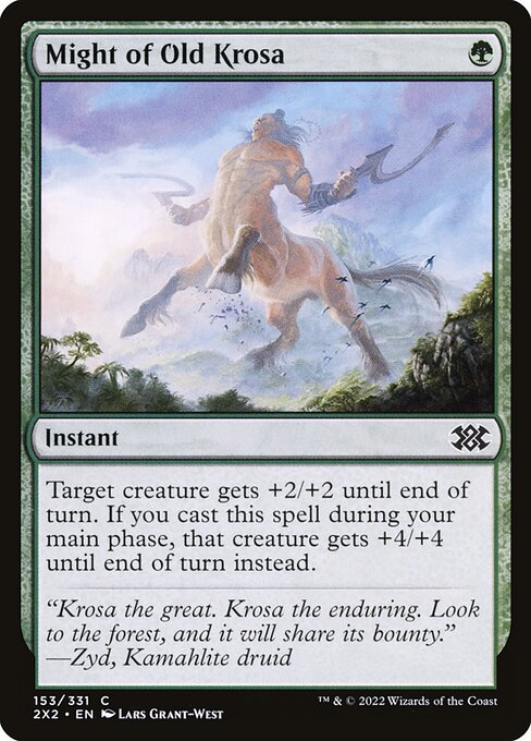 2X2: Might of Old Krosa (Foil)